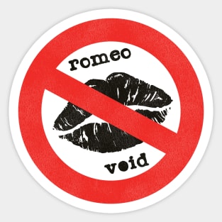 Romeo Void Sticker